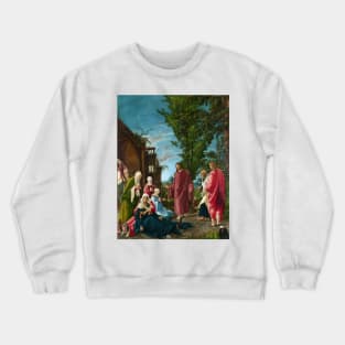 Christ Taking Leave of His Mother by Albrecht Altdorfer Crewneck Sweatshirt